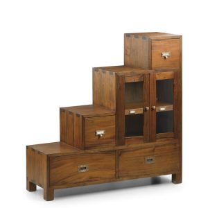 MUEBLE ESCALERA FLAMINGO DERECHA 4 CAJONES 2 PUERTAS