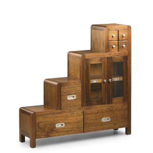 MUEBLE ESCALERA FLASH DERECHA 4+3 CAJONES 2 PUERTAS