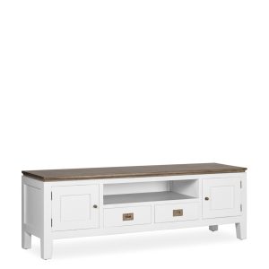 MUEBLE TV EVEREST 2 CAJONES 2 PUERTAS 1 HUECO