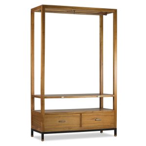 MUEBLE AUXILIAR COLGADOR MADHU 2 CAJONES 1 HUECO